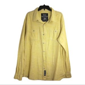 5/$20 Yellow Longsleeve Button Collared Shirt